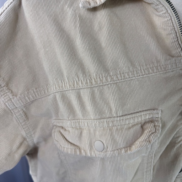 Ivory Corduroy Tunic with Pockets - Picture 2 of 6